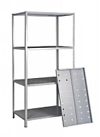 Стеллаж металлический ТС120 (1000х1000х400)/2 перф.