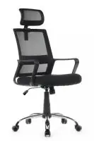 Кресло Mint RCH 1029HB (сетка черная/ткань черная)