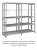Стеллаж для одежды ТСУ 2/4 (2500х1060х600) Стеллаж для одежды ТСУ 2/4 (2500х1060х600)