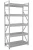 Стеллаж металлический Практик MS Pro 2500/1010x1000/5