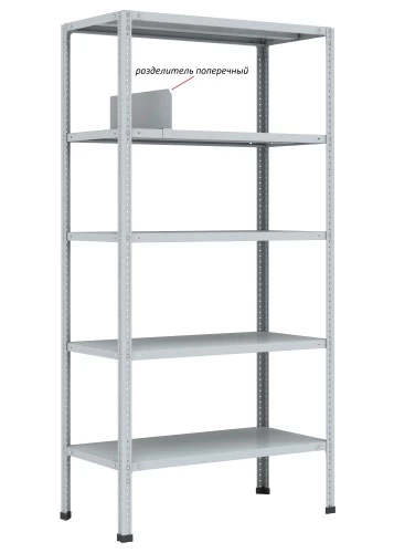Стеллаж металлический Титан МС-750 2300x1500x600/7