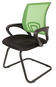 Кресло Chairman 696V (ткань TW черная/сетка зеленая)